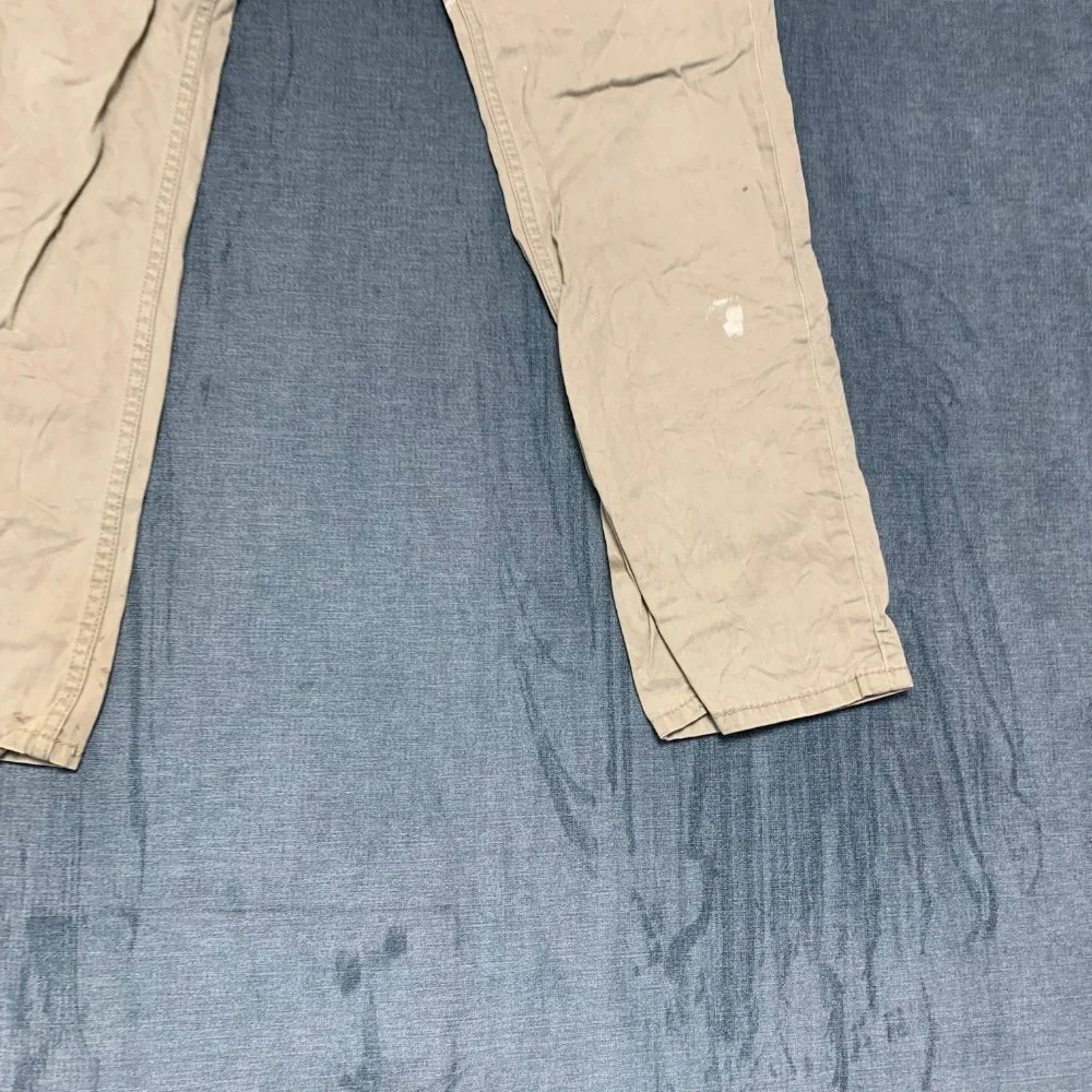 Levi's 514 Jeans Mens 32x30 Beige Denim Cotton Stretch Regular Fit Straight Leg